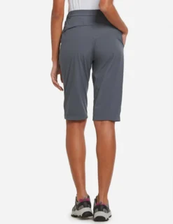 Flyleaf UPF50+ DWR Knee-Length Shorts -Baleaf Clothing Shop agb035 Gray 03