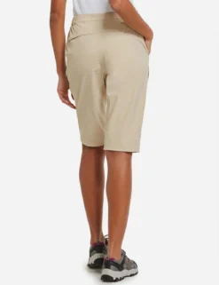 Flyleaf UPF50+ DWR Knee-Length Shorts -Baleaf Clothing Shop agb035 Khaki 03