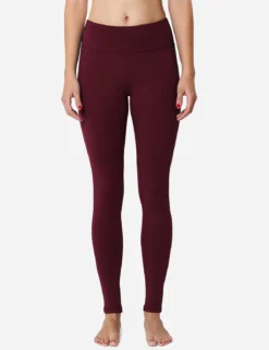 Laureate Multi-Colored Thermal Leggings -Baleaf Clothing Shop ahb018 winered 1
