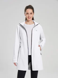 Flyleaf Mid-Length Hooded Waterproof Jacket -Baleaf Clothing Shop bfc023 209722c4 2935 4fc6 beb3 9be892ade190