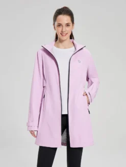 Flyleaf Mid-Length Hooded Waterproof Jacket