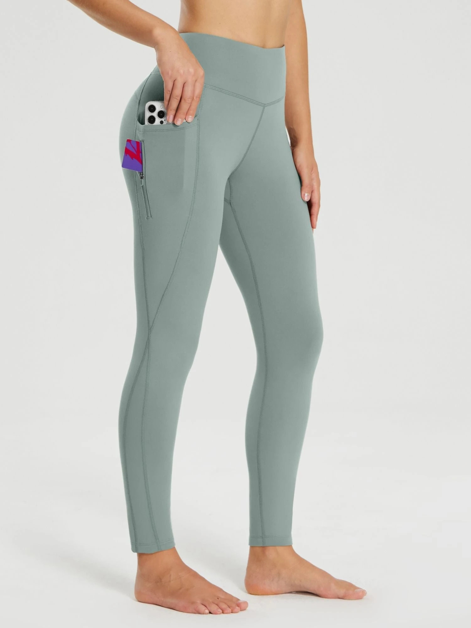 25" Hiking Fleece Leggings 14 25" Hiking Fleece Leggings - Image 14