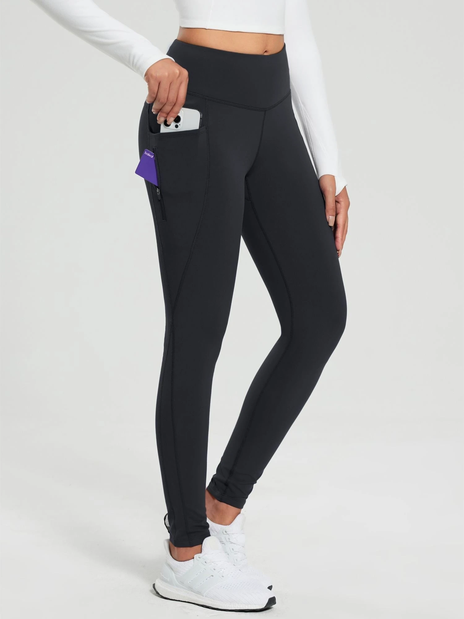 30" Cycling Waterproof Fleece Leggings 7 30" Cycling Waterproof Fleece Leggings - Image 7