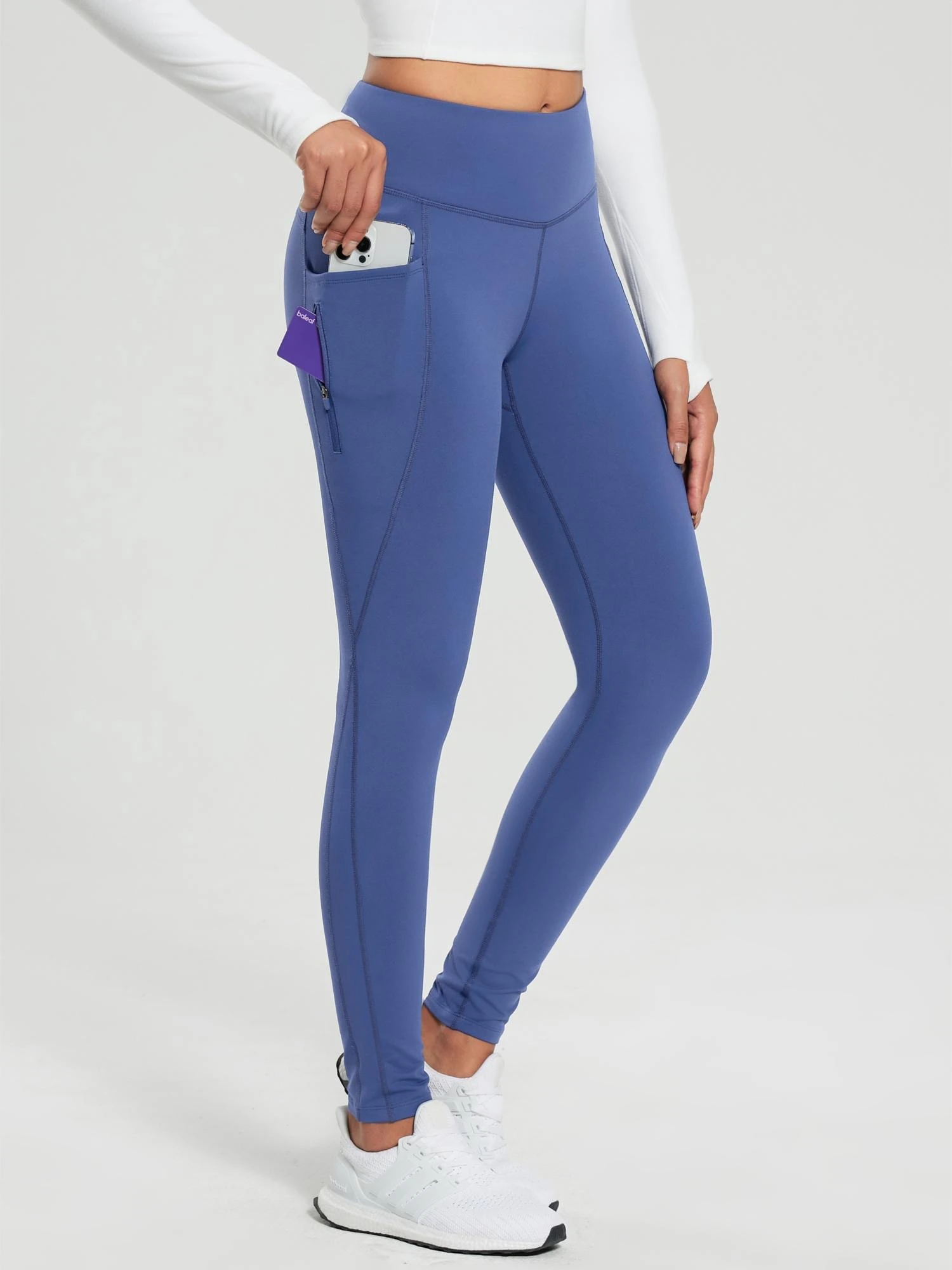 30" Cycling Waterproof Fleece Leggings 19 30" Cycling Waterproof Fleece Leggings - Image 19