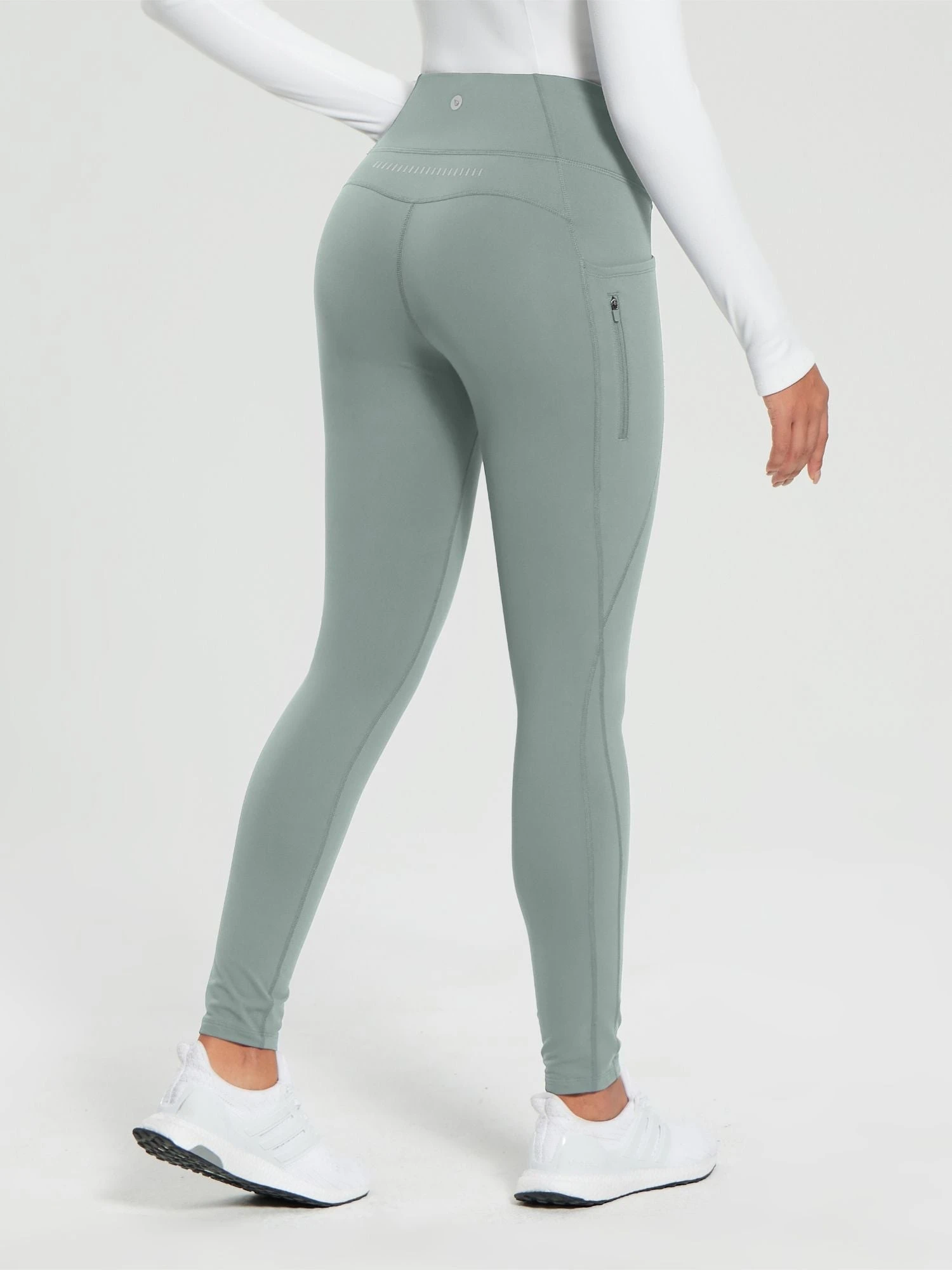 30" Cycling Waterproof Fleece Leggings 15 30" Cycling Waterproof Fleece Leggings - Image 15