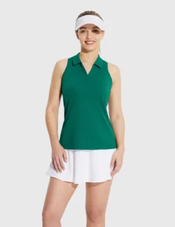 Flyleaf UPF 50+ Quick-Dry V-Neck Sleeveless Golf Polo Shirt -Baleaf Clothing Shop bfg002 74231f8e a321 4a4a bbb7 0d430210162e