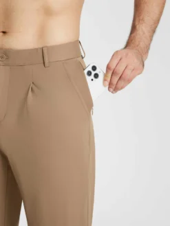 Laureate Golf Zip-Fly Straight-Leg Pants -Baleaf Clothing Shop bfg010 2