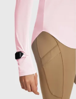 Rounded Hem Slim Crew Neck Long Sleeve -Baleaf Clothing Shop bfo001 1 997cc64f 69a4 4904 b910 450c422bbe6f