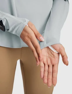 Rounded Hem Slim Crew Neck Long Sleeve -Baleaf Clothing Shop bfo001 1 d2eeb6dd 96fd 4d77 9987 1208a3f8cbb7