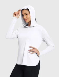 Women's UPF 50+ Lightweight Sun Hoodie -Baleaf Clothing Shop bfo002