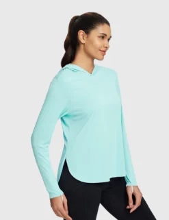 Women's UPF 50+ Lightweight Sun Hoodie -Baleaf Clothing Shop bfo002 b01c4550 7e90 4a9b a880 db39239bee72