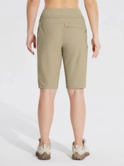 Women's 11" Quick-Dry Hiking Cargo Shorts -Baleaf Clothing Shop bfo012 3