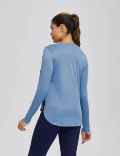 High Split Crew Neck T-shirts -Baleaf Clothing Shop bfo028 96eb9563 1eb4 4058 b452 09c2d5d31a93