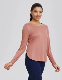 High Split Crew Neck T-shirts -Baleaf Clothing Shop bfo028 f616aa49 bdd0 46eb 96fc 35d1f24e8ac4