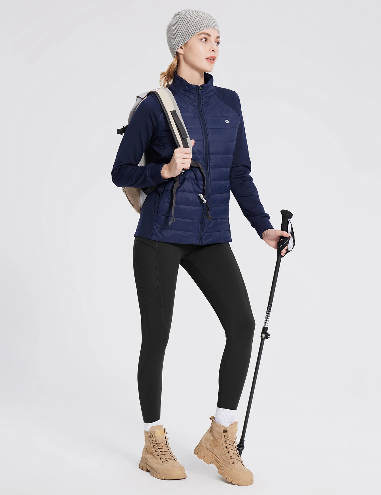 Hiking Multi-Pocket Fleece Leggings 12 Hiking Multi-Pocket Fleece Leggings - Image 12