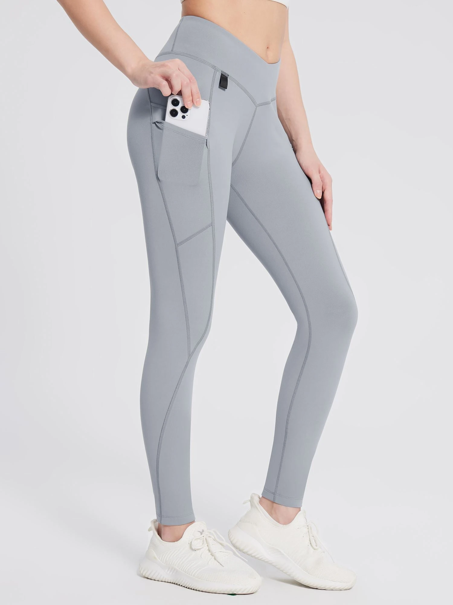 Hiking Multi-Pocket Fleece Leggings 20 Hiking Multi-Pocket Fleece Leggings - Image 20