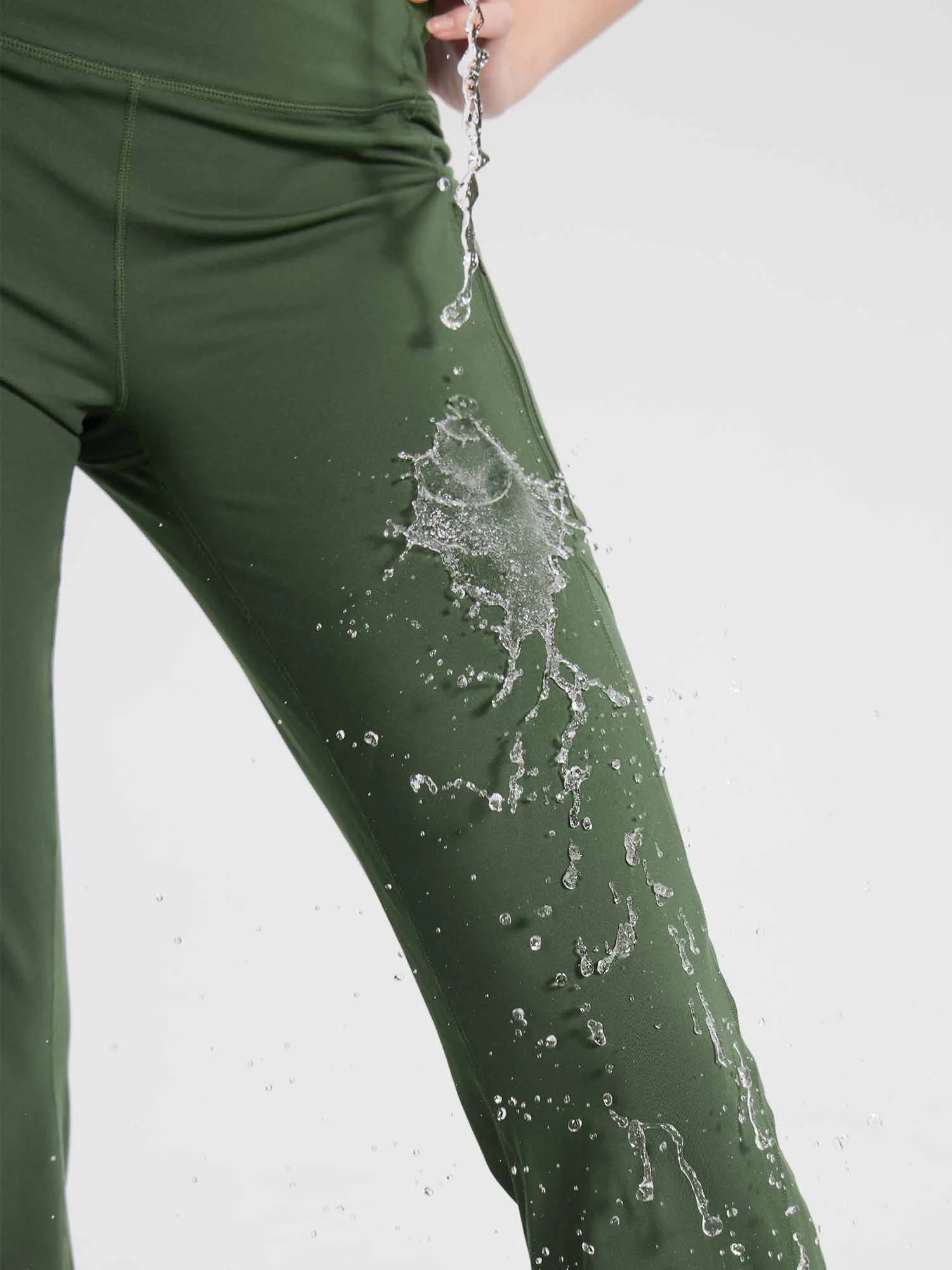 Laureate Fleece-Lined Zip Pocket Compression Flare Pants 11 Laureate Fleece-Lined Zip Pocket Compression Flare Pants - Image 11