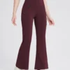Laureate Fleece-Lined Zip Pocket Compression Flare Pants