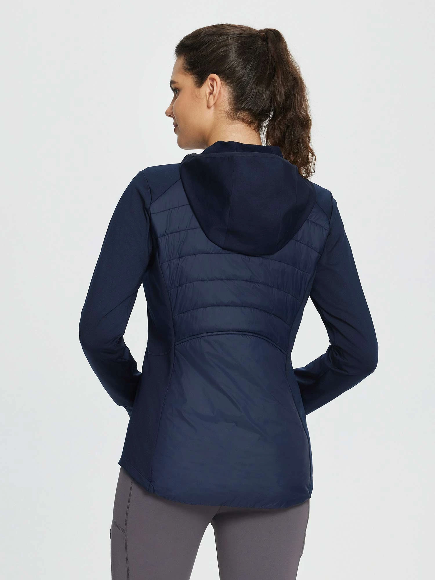 Laureate Color-Block Hooded Cotton Jacket 16 Laureate Color-Block Hooded Cotton Jacket - Image 16