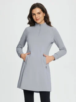 Outdoor Knit Fleece Dress -Baleaf Clothing Shop bfo055 3 a1949ffc 60c1 41d8 a47b 0b661c891f45