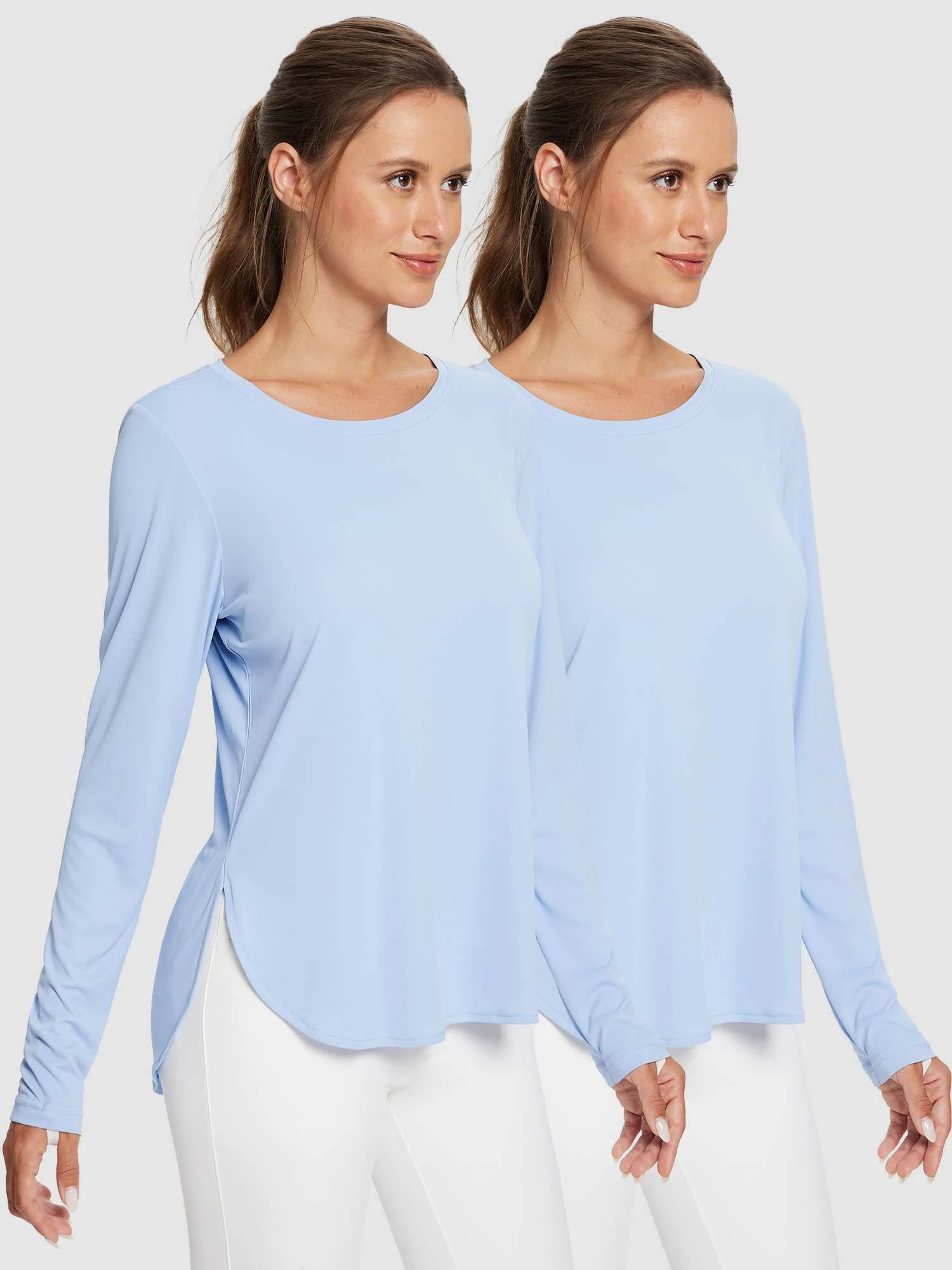 Women's Outdoor Long Sleeve T-Shirt (2-Pack) 1 Women's Outdoor Long Sleeve T-Shirt (2-Pack)