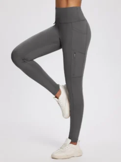 25" Large Pocket Skinny Knit Fleece Leggings -Baleaf Clothing Shop bfo063 1 506bce7e c59c 42af 92a0 c00646fab1e7