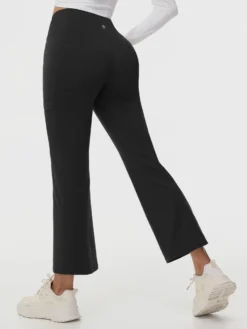 27" Micro-flare Skinny Knit Fleece Pants -Baleaf Clothing Shop bfo064 2 a2a24b33 ab9f 4154 8ba5 110af23571e6