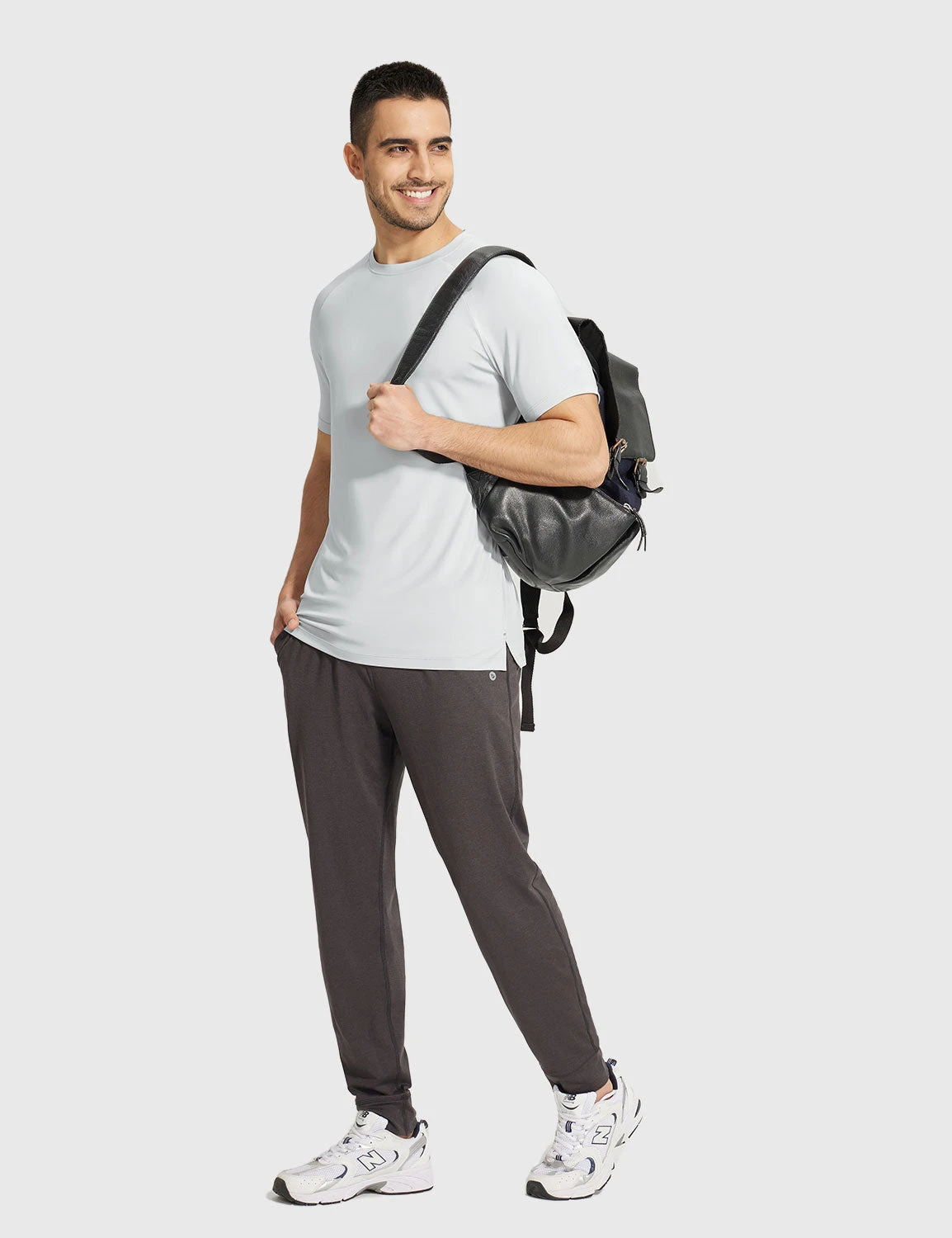 Laureate Men's UPF 50+ Moisture-Wicking Running T-Shirt 2 Laureate Men's UPF 50+ Moisture-Wicking Running T-Shirt - Image 2