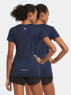 Women's Short Sleeve Running Shirts (2-Pack) 33 Women's Short Sleeve Running Shirts (2-Pack) -Baleaf Clothing Shop bfr032