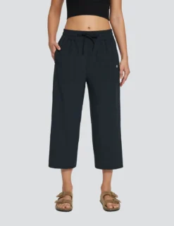 Laureate Women's Quick-Dry Running Capri Pants -Baleaf Clothing Shop bfr040