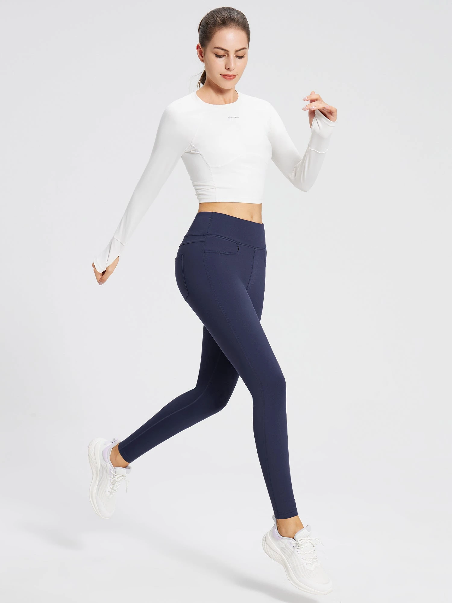 Laureate Fleece-Lined Denim Leggings 8 Laureate Fleece-Lined Denim Leggings - Image 8