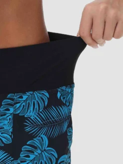 Women's 5" UPF 50+ Printed Swim Board Shorts -Baleaf Clothing Shop bfs013 Blue 6