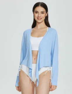 Women's UPF 50+ Longline Swim Cover-Up