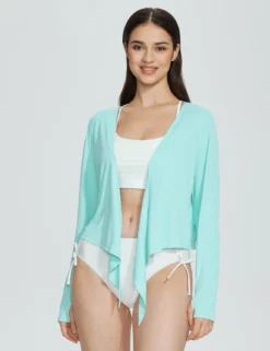 Women's UPF 50+ Longline Swim Cover-Up -Baleaf Clothing Shop bfs025 1 1995fdc3 e23c 4f26 8d4c 422f4830dc83
