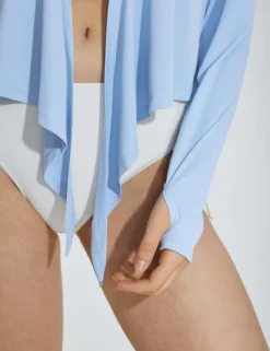 Women's UPF 50+ Longline Swim Cover-Up -Baleaf Clothing Shop bfs025 1