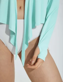 Women's UPF 50+ Longline Swim Cover-Up -Baleaf Clothing Shop bfs025 1 67a9de4f dc0d 4ef6 991a 4b85fcb1cf9b