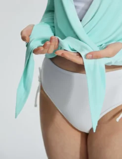 Women's UPF 50+ Longline Swim Cover-Up -Baleaf Clothing Shop bfs025 2 82809a6f 5236 4890 b2fe c7d995be0c9c