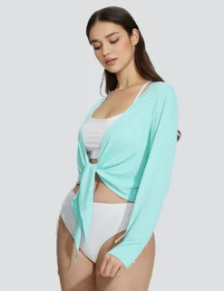 Women's UPF 50+ Longline Swim Cover-Up -Baleaf Clothing Shop bfs025 27a4cbc6 8637 46b9 a05a 468c86fa904f