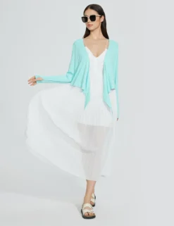 Women's UPF 50+ Longline Swim Cover-Up -Baleaf Clothing Shop bfs025 732a22da 56c8 4f77 9f3f e41a7842b163