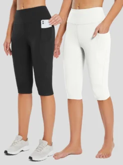 Women's High-Waisted Capris (2-Pack) -Baleaf Clothing Shop bfy009 ec2129f4 3a69 4059 bb3e bb3c181e2a18