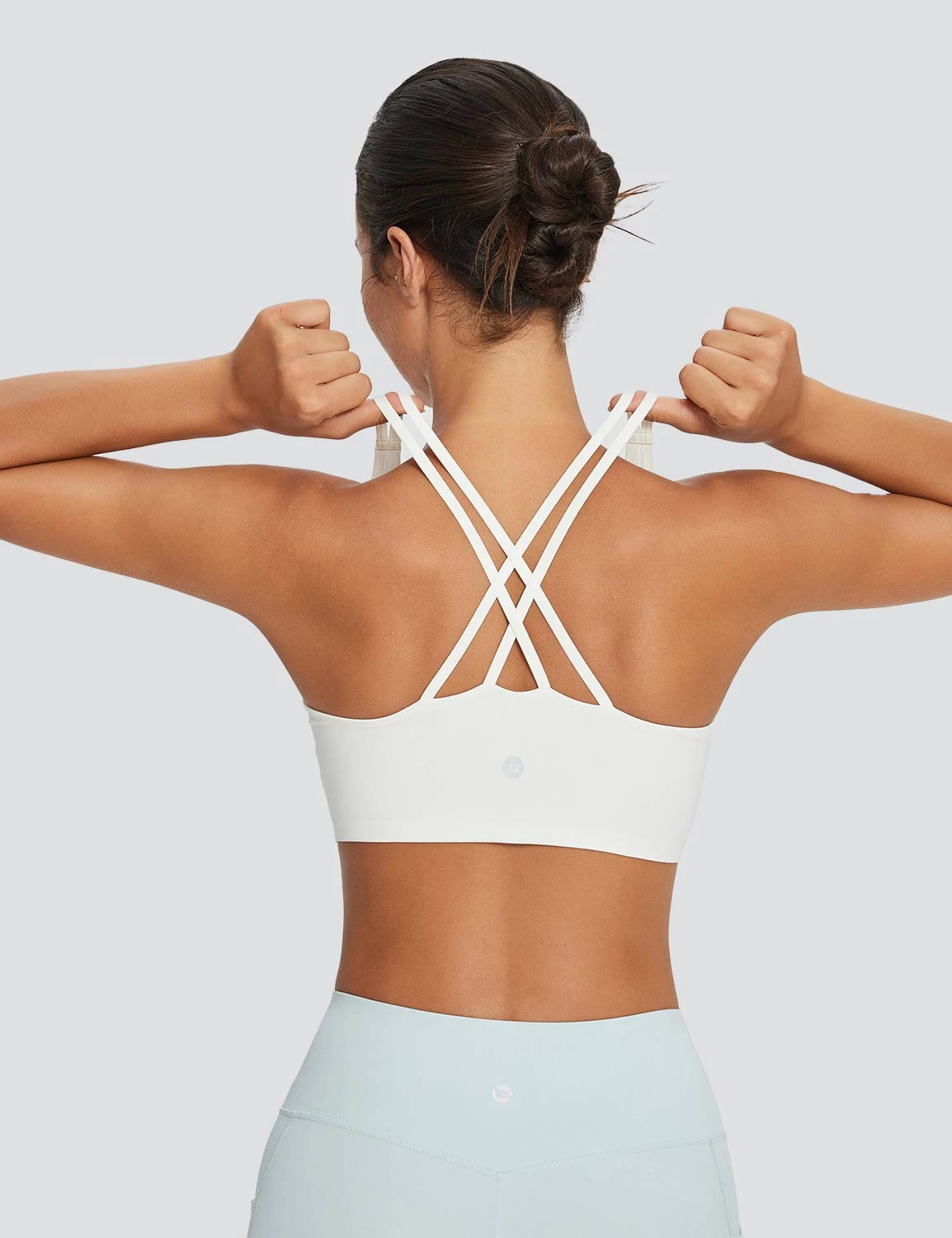 Spaghetti Strap Low Impact Bra 4 Spaghetti Strap Low Impact Bra - Image 4