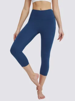 Women's Plus Size High-Waisted Capris -Baleaf Clothing Shop bfy036 1