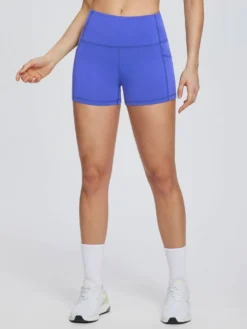 Women's 3" High-Waisted Compression Biker Shorts -Baleaf Clothing Shop bfy039 1