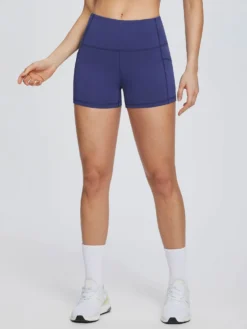 Women's 3" High-Waisted Compression Biker Shorts