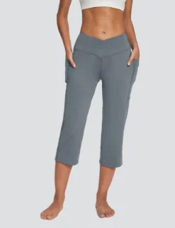 Laureate Women's Crossover Waist Yoga Pants -Baleaf Clothing Shop bfy041 7f376e37 7a35 4729 be13 4e2dc137659e