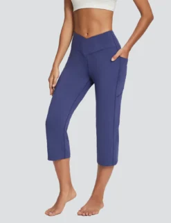 Laureate Women's Crossover Waist Yoga Pants -Baleaf Clothing Shop bfy041 df4035fe 0ea0 44e5 9c9a 9b60e963f6ed