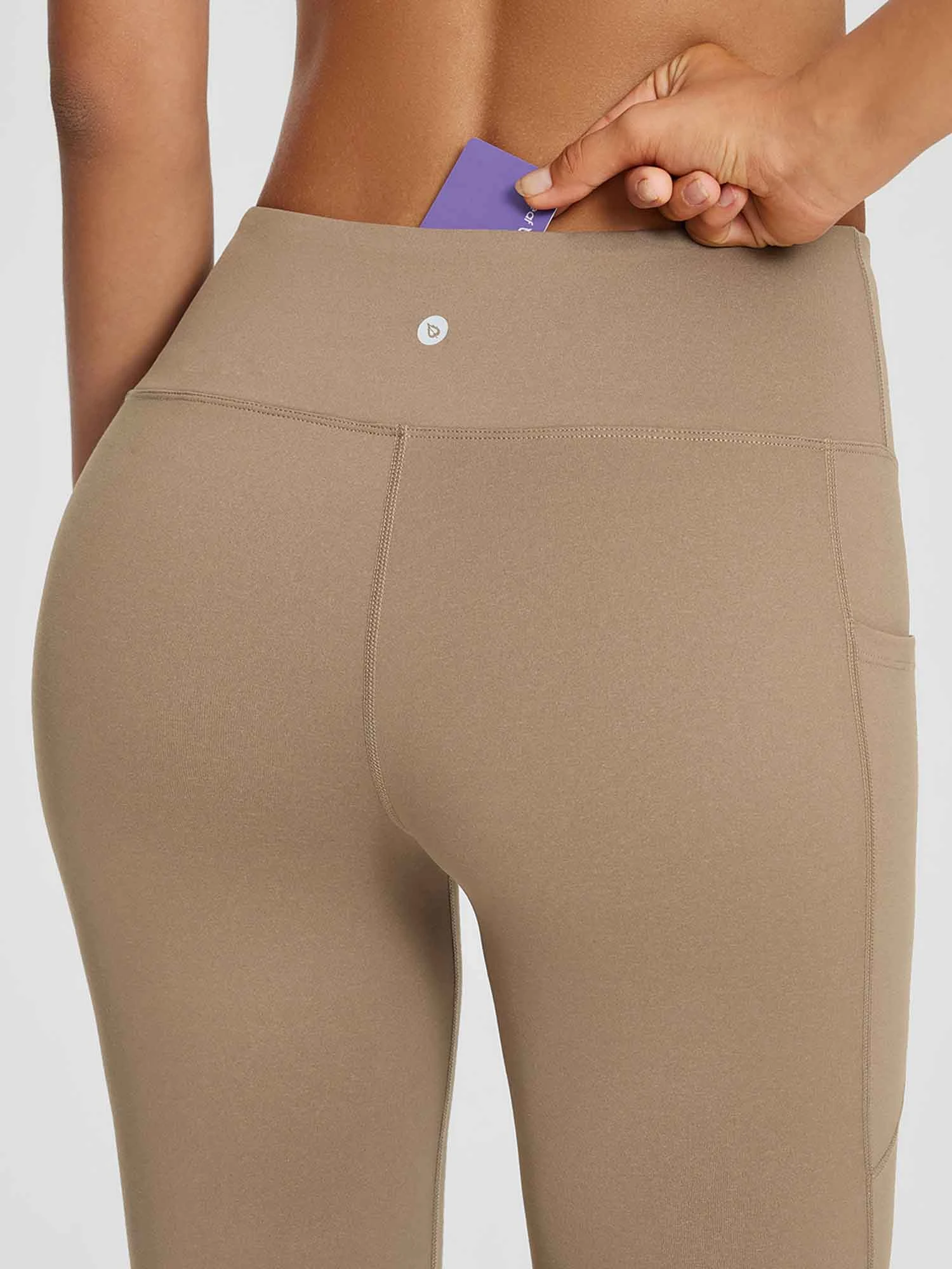 Women's High-Waisted Flare Capri Leggings 11 Women's High-Waisted Flare Capri Leggings - Image 11