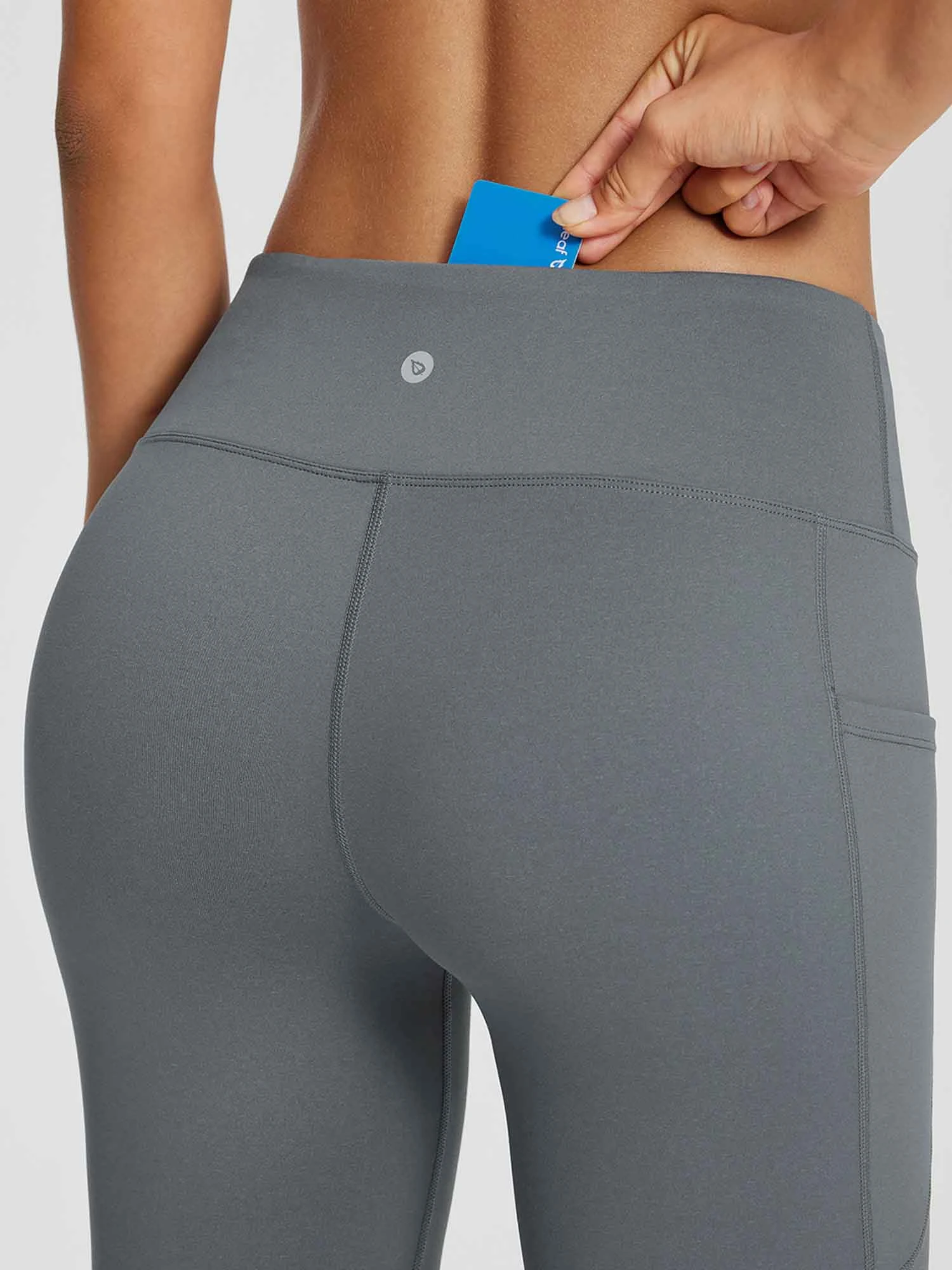 Women's High-Waisted Flare Capri Leggings 7 Women's High-Waisted Flare Capri Leggings - Image 7