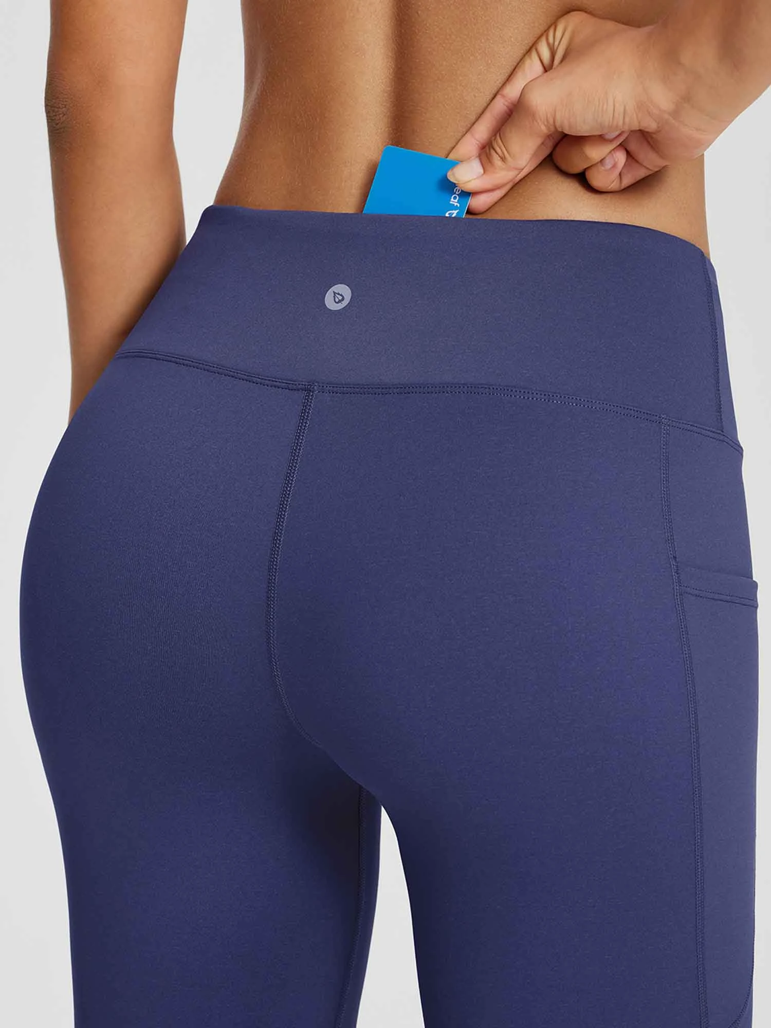 Women's High-Waisted Flare Capri Leggings 16 Women's High-Waisted Flare Capri Leggings - Image 16