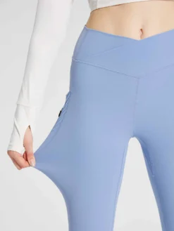 Lycra Cross-Waist Zippered Flared Pants -Baleaf Clothing Shop bfy059 2 106ca673 7442 4b1b 91fd 747ecff887e9